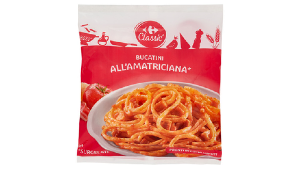 Carrefour Bucatini all'Amatriciana Surgelati