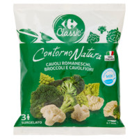 Carrefour Contorno Natura Carote, Broccoli, Cavolfiori Surgelato