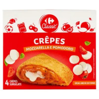 Carrefour 4 Crêpes Mozzarella e Pomodoro Surgelate