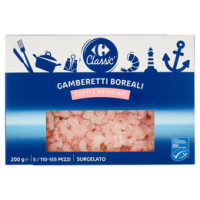 Carrefour Gamberetti Boreali Pescati Surgelato