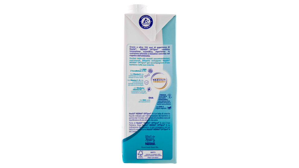 NESTLÉ NIDINA 3 da 1 anno Latte per la crescita liquido brick da