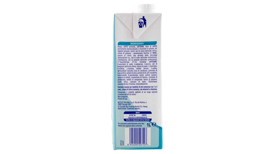 NESTLÉ NIDINA 3 da 1 anno Latte per la crescita liquido brick da