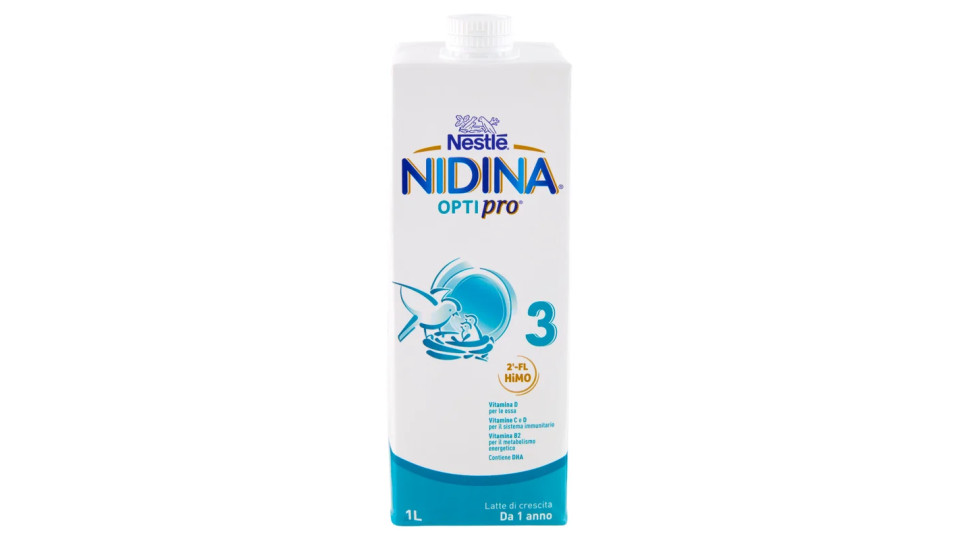NESTLÉ NIDINA 3 da 1 anno Latte per la crescita liquido brick da