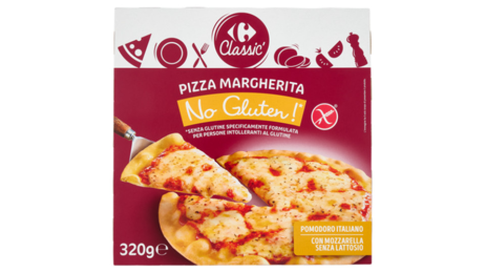 Carrefour No Gluten! Pizza Margherita Surgelata