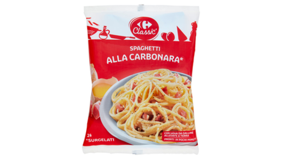 Carrefour Spaghetti alla Carbonara Surgelati