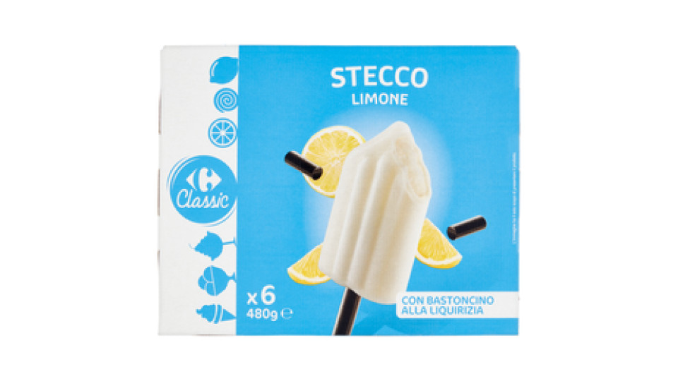 Carrefour Stecco Limone con bastoncino di liquirizia
