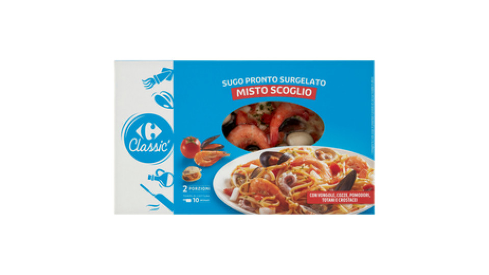 Carrefour Sugo pronto Misto Scoglio Surgelato