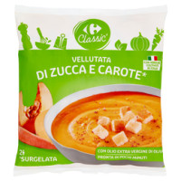 Carrefour Crema di zucca e carote surgelata