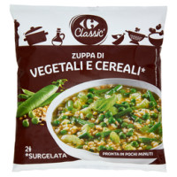 Carrefour Zuppa di Vegetali e Cereali Surgelata