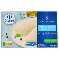 Carrefour Cuori di Merluzzo Sudafricano Surgelato 5 pezzi