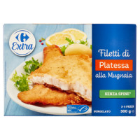 Carrefour Filetti di Platessa alla Mugnaia Surgelato