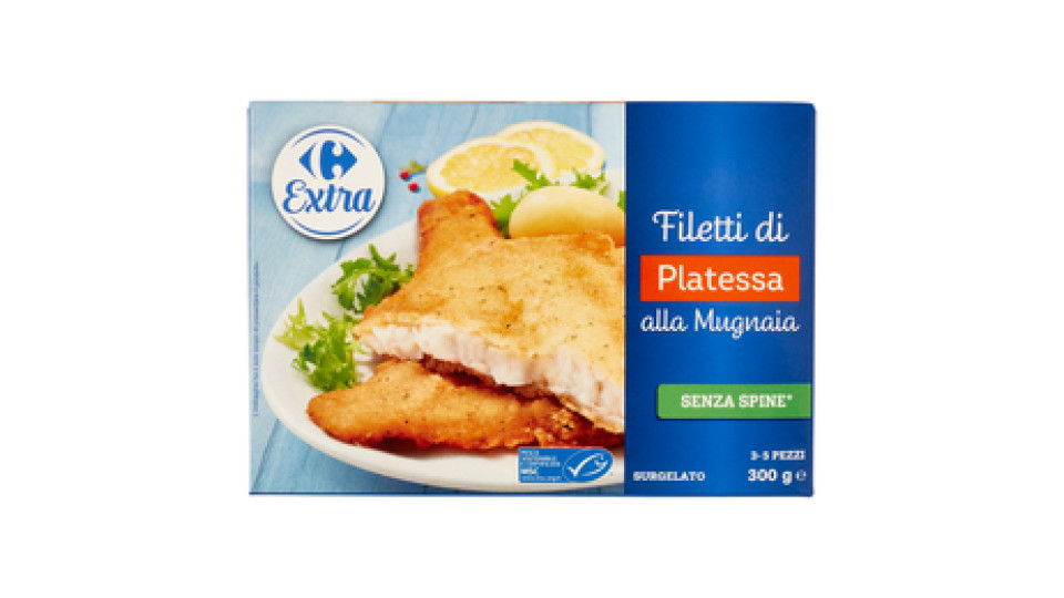 Carrefour Filetti di Platessa alla Mugnaia Surgelato