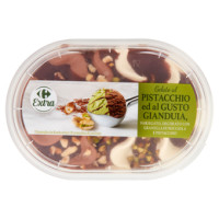Carrefour Gelato Cremoso Variegato al Pistacchio e al Gianduia