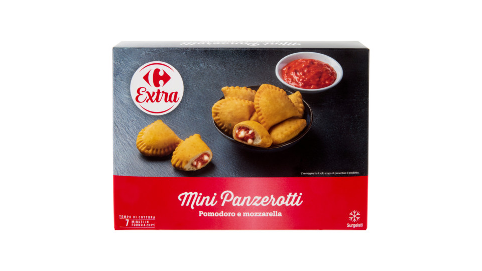 Carrefour Extra Mini Panzerotti Pomodoro e mozzarella Surgelati 250 g