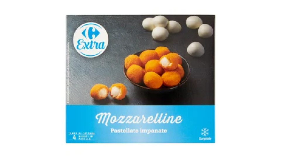 Carrefour Mozzarelline pastellate impanate Surgelate