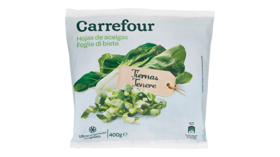 Carrefour Foglie di Bieta Tenere Surgelato