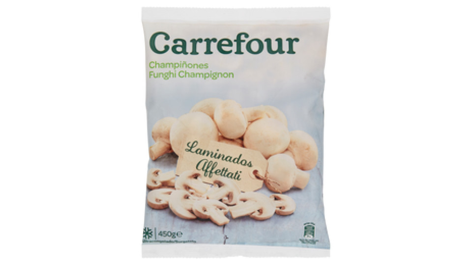 Carrefour Funghi Champignon Affettati Surgelato