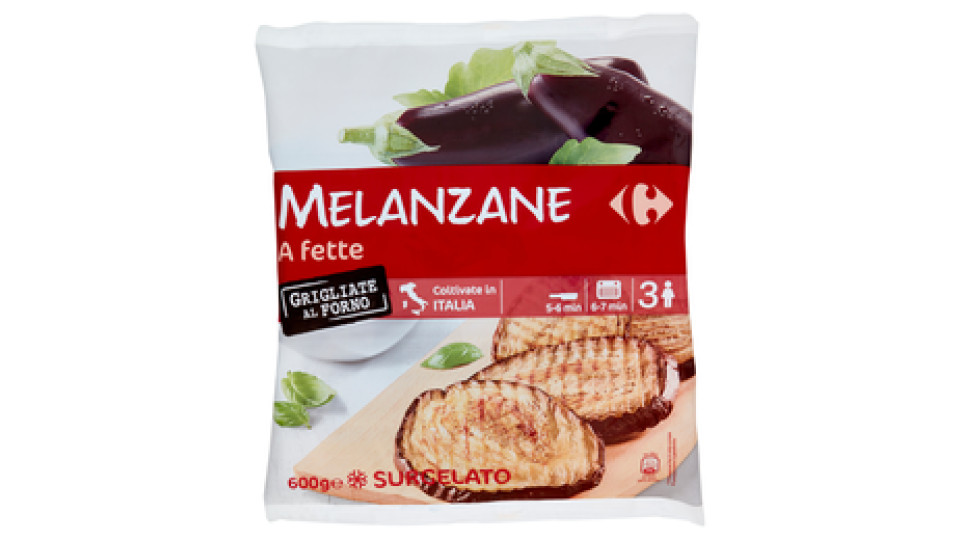 Carrefour Melanzane Grigliate a Fette Surgelato
