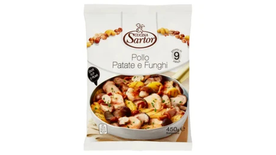 Cucina Sartor, funghi e patate con porcini surgelati