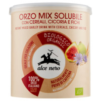 alce nero Orzo Mix Solubile con Cereali, Cicoria e Fichi