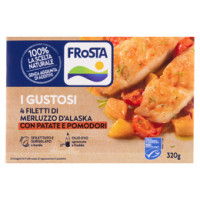 Frosta Filetti Gustosi di Merluzzo d'Alaska con Patate e Pomodori