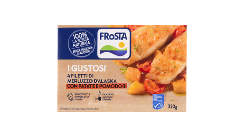 Filetti Gustosi di Merluzzo con Patate e Pomodori