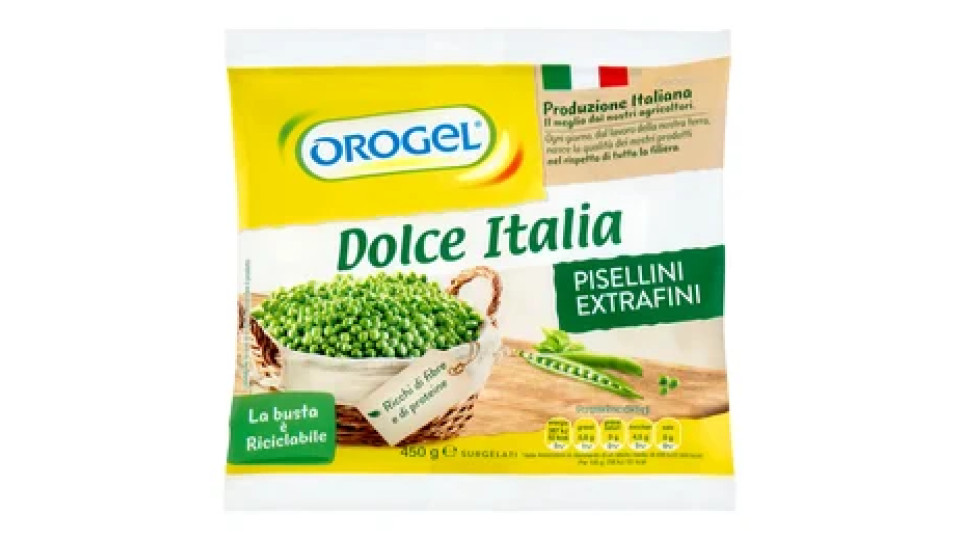 Orogel Dolce Italia Pisellini Selezione Fini Surgelati