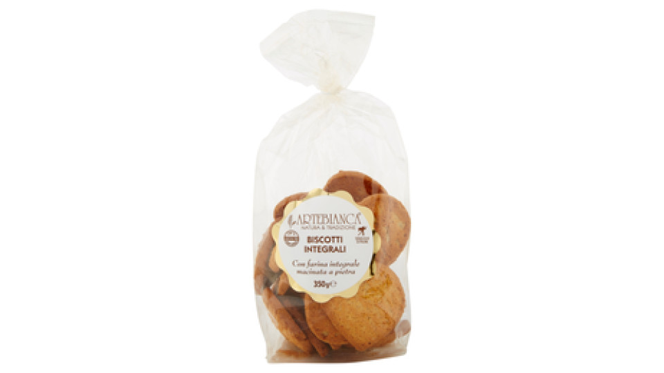 Artebianca, biscotti integrali biologici