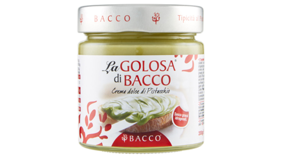 Bacco la Golosa di Bacco Crema dolce di Pistacchio