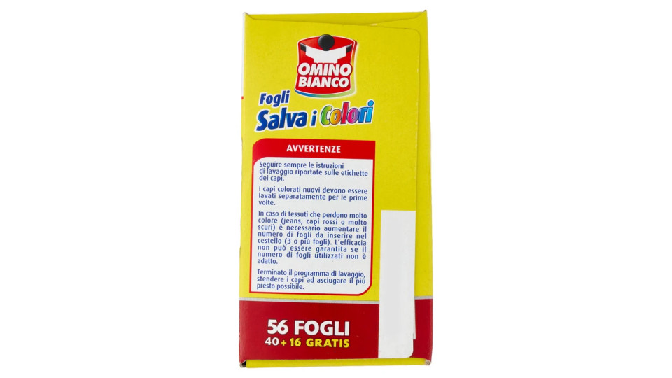 Omino Bianco Fogli Salva i Colori