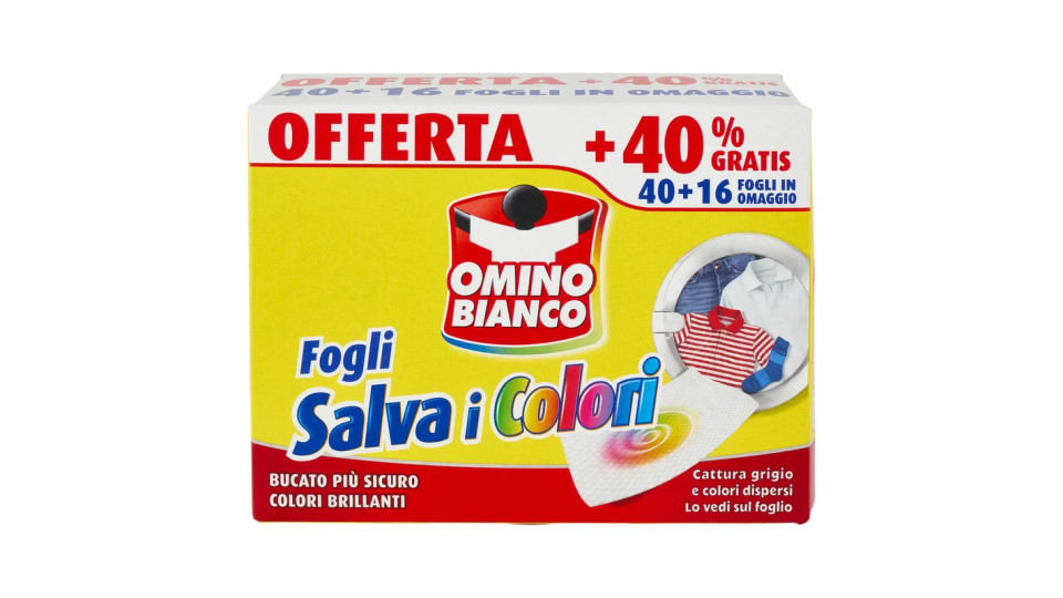 Omino Bianco Fogli Salva i Colori