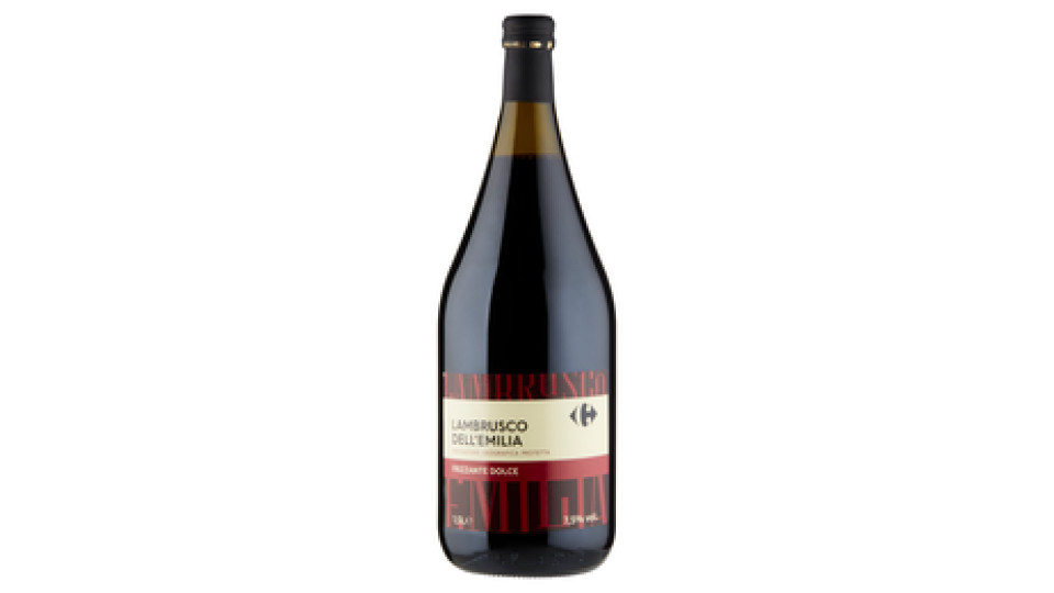 Carrefour Lambrusco dell'Emilia IGP vino frizzante Dolce