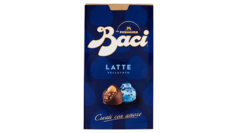 Baci Perugina Latte Cioccolatini Al Latte Ripieni Al Gianduia E Nocciola Intera