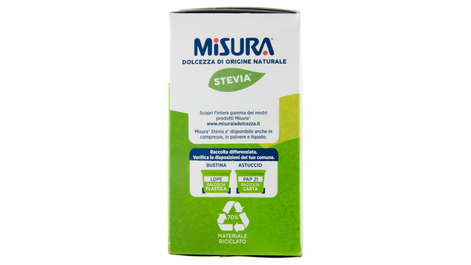 Misura, Stevia dolcificante 40 bustine