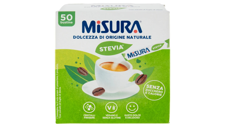 Misura, Stevia dolcificante 40 bustine