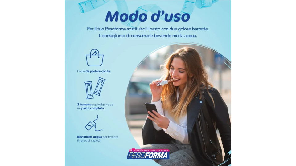 Pesoforma, Il mio pasto barrette cereali e cioccolato
