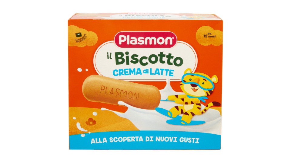 Plasmon,	Biscotto con Crema di Latte