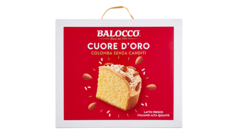 Balocco la Colomba Cuore d'Oro Senza Canditi