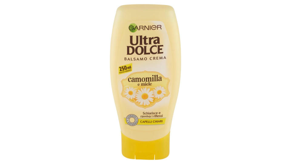 Garnier Ultra Dolce all'Estratto di Camomilla e Miele Balsamo Crema per Capelli Chiari