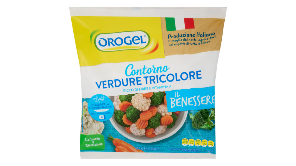 Orogel, il Benessere Contorno Tricolore surgelato