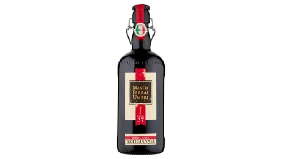 Mastri Birrai Umbri Cotta 37 Birra Speciale Rossa Non Filtrata Rifermentata In Bottiglia