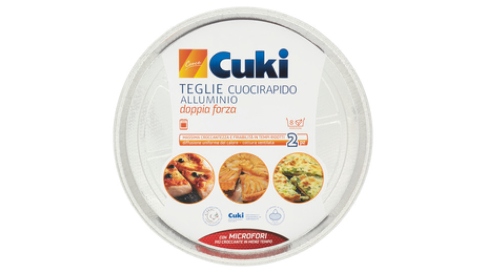 Cuki Cuoce Teglie Cuocirapido Alluminio 8 Porzioni