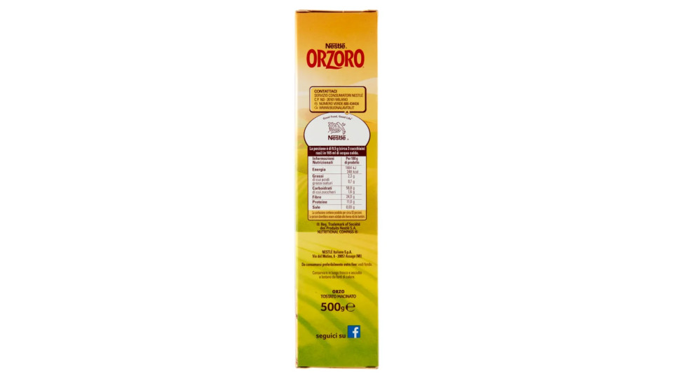 NESTLÉ ORZORO MOKA orzo macinato astuccio
