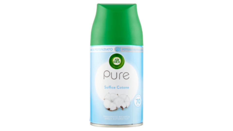 Air Wick Pure Freshmatic Ricarica Spray Soffice Cotone