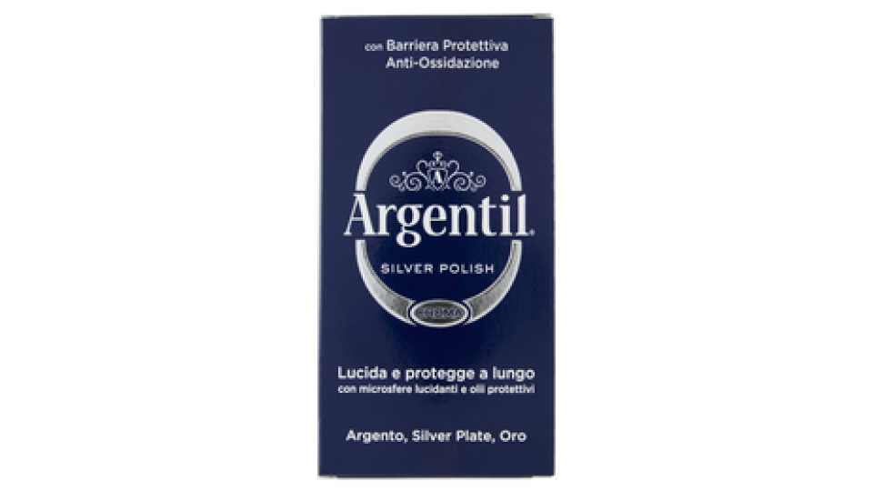 Argentil - Crema Silver Polish, Detergente per Argento