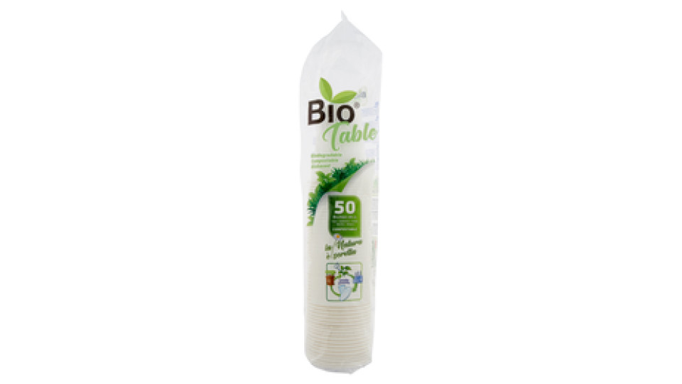 Bio Table, bicchieri 20 cl compostable
