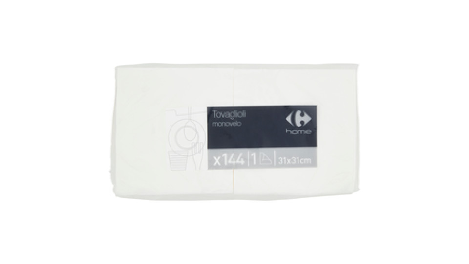 Carrefour Tovaglioli monovelo 32x33 cm