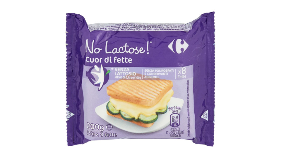 Carrefour No Lactose!* Cuor di fette