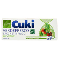 Cuki Conserva Verdefresco Sacchetti frigo per verdure (29x42cm
