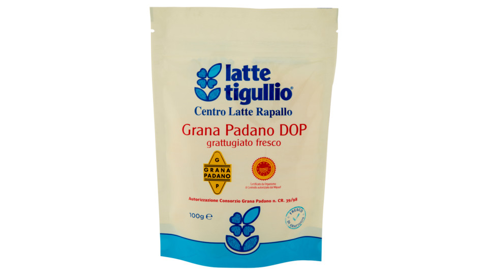 latte tigullio Grana Padano DOP Grattugiato fresco